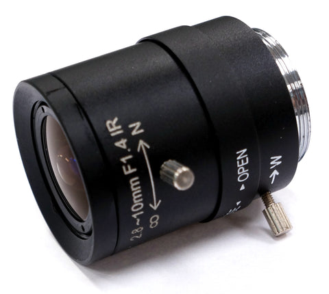 Vari-Focal CS Lens, 2.8 - 10mm (Single Lens)