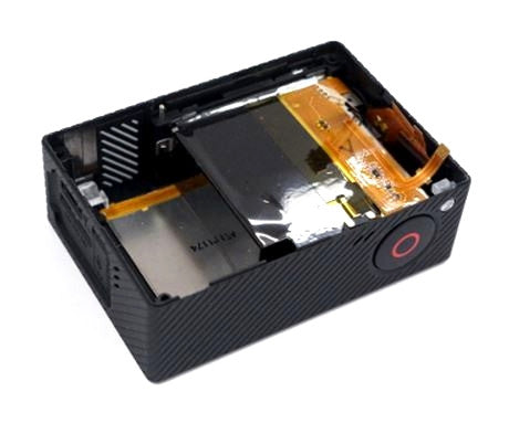 GoPro® HERO® 4 Black - Back Cover + Internal Ribbons – Peau