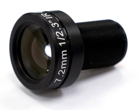 7.2mm f/2.5 47d HFOV 10MP<br/>(No Distortion)