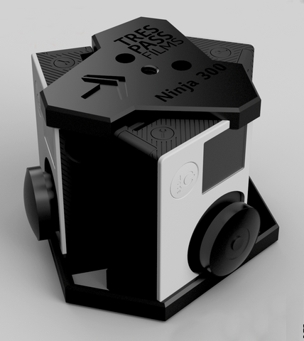 Ninja 300 - 360 degree<br/>3 GoPro Camera Rig