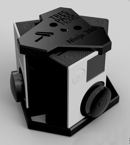 Ninja 100 - 360 degree <br/>1 GoPro Camera Rig