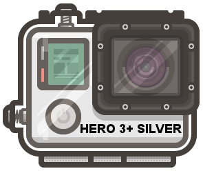 GoPro® HERO® 3+ Silver - Send Camera