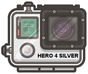 GoPro® HERO® 4 Silver - Send Camera