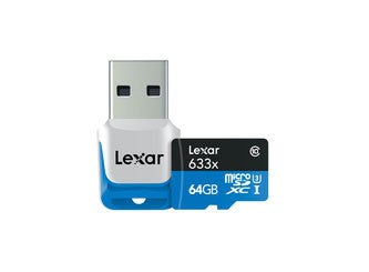 Lexar 633x 64GB MicroSD Card – Peau Productions